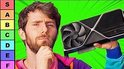 GPU Tier List - Nvidia Edition!