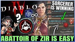 Diablo 4 - WARNING: New Abattoir of Zir is INSANE - How to Beat Tier 10 EASY & Ball Lightning Guide!