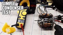 Test your points condenser easily with a multimeter. Moped, Small Engine, scooter, ect
