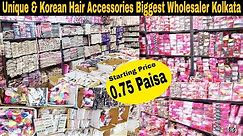 Biggest Hair Accessories Wholesale Market || Korean Hair Accessories Wholesaler ||