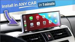 HOW TO Install Apple CarPlay in Car in SECONDS Plug and Play VERY EASY - Perfect for Older Cars