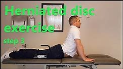 Herniated Disc Exercise for the Lower Back step 3 - Mckenzie method