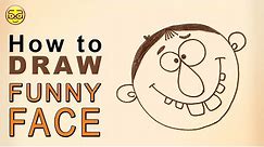 How to Draw funny face