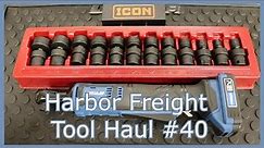 Harbor Freight Tool Haul #40: Icon 3/8" Drive 12 Piece SAE Swivel Socket Set