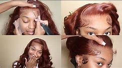 Reddish Brown Lace Melt Frontal Wig Install | Perfect For Fall Ft Julia Hair