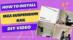 How to install IKEA suspension rail. What to do before install Ikea kitchen cabinets