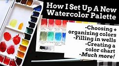 How I Set Up a New Watercolor Palette Must Know Tips