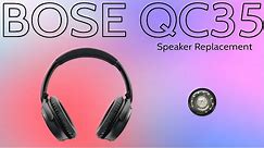 Replacing Blown Speaker on Bose QC35 I & Bose QC 35 II | Repair Tutorial