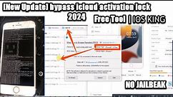 [New Update] bypass icloud activation lock 2024 | free Tool full untethered | iphone locked to owner