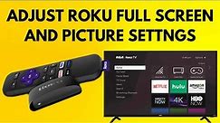 How to adjust picture settings on Roku - Roku picture size - Roku contrast, color, brightness