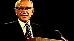 Milton Friedman - The Welfare Establishment