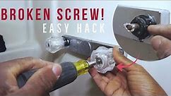 What To Do If Screw Is Rusted Out or Broken In Shower Faucet Handle Shaft Easy Fix DIY Shower Repair