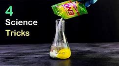 4 Simple Science Experiments for School Day | Science Tricks