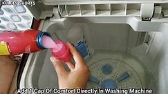 How To Use Comfort In Washing Machine | Semi Automatic Washing Machine Me Comfort Kaise Use Kare