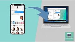 Get iPhone iMessage on Windows Computer - Dell Mobile Connect