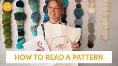 How to read a Cross Stitch pattern for Beginners