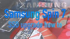 Samsung Notebook 7 Spin "SSD upgrade"