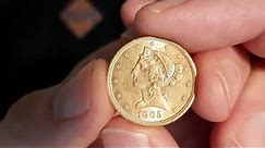 1905S $5 Gold Half Eagle - More Info