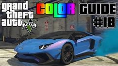 GTA V - Ultimate Color Guide #18 | 5 Awesome Color Combinations