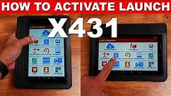 Launch X431 SETUP and ACTIVATION Process (X-431 Scan Tool)