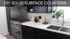 Solid Surface Counters | DIY Kitchen Countertops | Fabricating Counter Tops