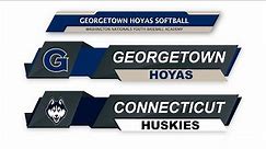 Georgetown Softball vs. UCONN Game 1