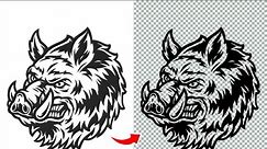Easy way to remove the white background on your drawing and make it transparent in photoshop