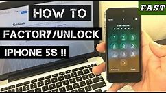 HOW to Factory Reset iPhone 5s [EASY Way]