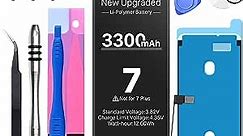 SHENMZ 3300mAh Battery for iPhone 7, 2023 New (Upgraded) Replacement Battery for iPhone 7 Model A1660/A1778/A1779 with Repair Tool Kits