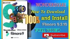 How To Download and Install Filmora 9 || Offline Installer watch this Full Video