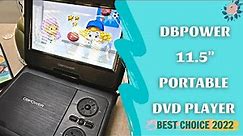 DBPOWER 11.5" Portable DVD Player Review & User Manual | Top Portable DVD Player