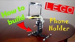 How to make a Lego Phone Holder/Tripod/Stand (with Lego building instructions)