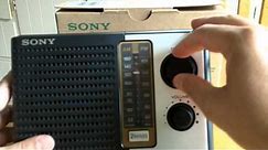 Sony ICF F10 AM/FM $13 Radio Review