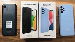 Samsung Galaxy A13 vs Samsung Galaxy A03 Core