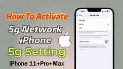 how to activate 5g iphone 11 | iphone 11 me 5g setting kaise kare | iphone 11 5g settings |iPhone 5g