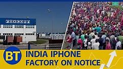 Foxconn's Chennai factory put on probation