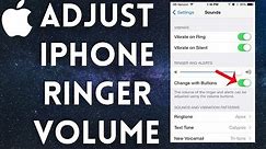 How To Adjust iPhone Ringer Volume On Incoming Call - Adjust iPhone 12 Ringer Volume (2021)