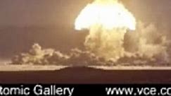 Nuclear Weapon Test Atomic Nuke Bomb Explosion - Test in Nev