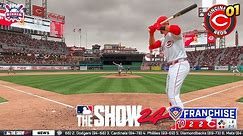MLB The Show 24 Cincinnati Reds vs Washington Nationals | OPENING DAY | Franchise Mode #1 - PS5 HD