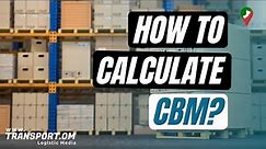 How to Calculate the "CBM"-Explained