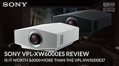 Sony VPL-XW6000ES 4K SXRD Projector Review: Is it worth $6000 more than the VPL-XW5000ES?