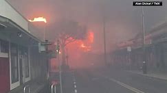 Video: Flames engulf buildings in historic downtown Lahaina on Hawaii’s Maui