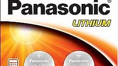 Panasonic CR1632 3.0 Volt Long Lasting Lithium Coin Cell Batteries in Child Resistant, Standards Based Packaging, 2-Battery Pack
