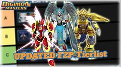 DMO UPDATED Free To Play Digimons Tier List - Digimon Masters Online 2023 Tierlist