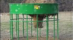 Patent Pending Hay Hopper Goat and Sheep Feeder