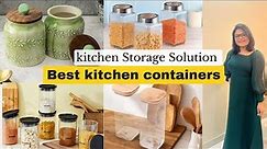 How to choose right kitchen containers | best kitchen container |kitchen organisation | amazon finds