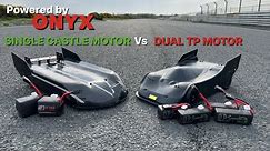 Dual motor RC car! with an Arrma limitless v2 speedruning at kirkistown race track, ONYX batteries