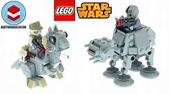 Lego Star Wars 75298 AT-AT vs. Tauntaun Microfighters - Lego Speed Build Review