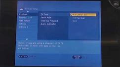 How to Set a Sony DVD recorder to Widescreen
