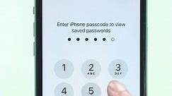How to See Saved Passwords on iPhone Easily - iOS 13 or above #Shorts